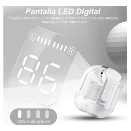 Audifonos inálambricos in-ear Keluona Air31 T6 blanco