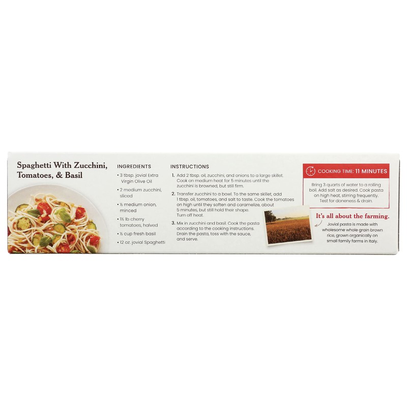 Jovial Gluten Free Brown Rice Pasta Organic - Award-Winning Taste