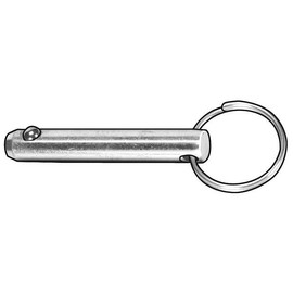 Ring Pin, Detent, 1/2x2 in, PK5