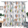 Europen Modern Mid Century Blackout Curtains - Abstract Background Mid