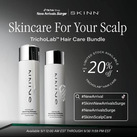 SKINN Cosmetics TRICHOLAB Shampoo & Conditioner Set – For Noticeably Thicker, Fuller-Looking Hair