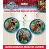 26” Hanging Jurassic World Decorations, 3ct