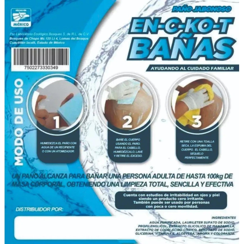 Laboratorio Ecológico Bosques Baño En Seco P/ Pacientes. No Se