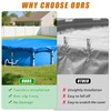 6 Sets Pool Cover Clip Kit for Above Ground Pools,