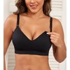 Supportive Nursing Bra for Maternity Breastfeeding Seamless Bralette with Built