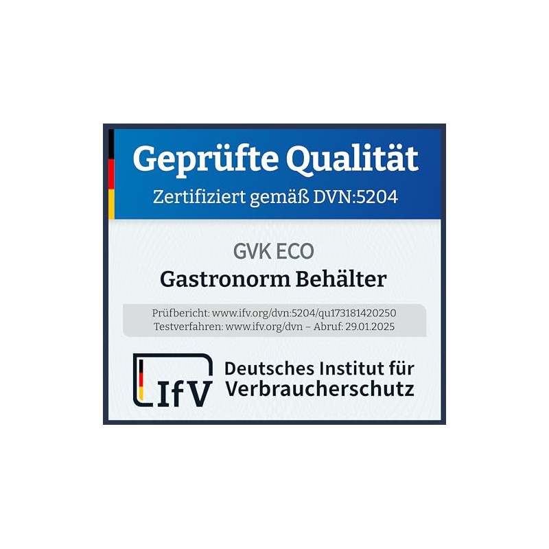 GN Gastronorm Container 2/4 20 mm Stainless Steel