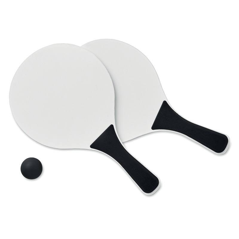 Beach Ball Game with 2 Rackets made of MDF and