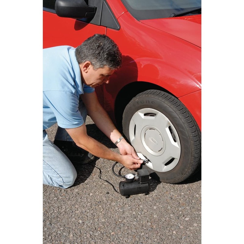 Draper Redline 81023 12 V Mini Analogue Air Compressor