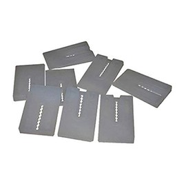 LASCO 04-3949 8-Piece Toilet Leveling Shims with Plastic and Ribbed for Stacking