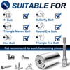 Lpluziyyds Universal Socket Set, Multi-Function Universal Socket Tool with Drill