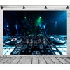Loccor 8x6ft Fabric DJ Music Mixer Backdrop Professional DJ Mixer