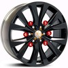 Richeer 12x1.5 ET (Extended) Black Open Ended Lug Nuts for