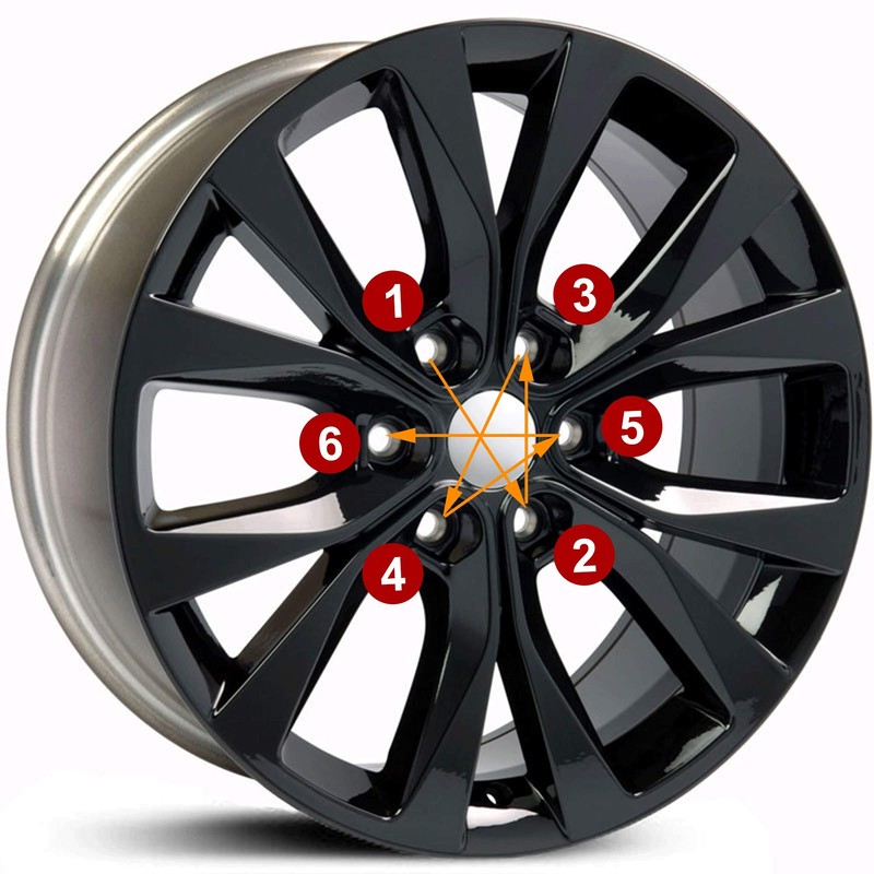 Richeer 12x1.5 ET (Extended) Black Open Ended Lug Nuts for