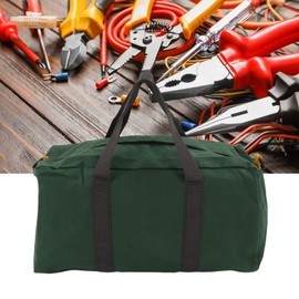 Tool Carry Bag, Hand Tool Bag Canvas Storage Bag Large Zipper and Wide Mouth Large Capacity Tool Bag Portable Tool Bag, Tool Bag (18 Inch)