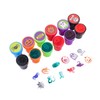 12 Pack Halloween Stamps for Kids, Non-Toxic Cartoon Stamp Set