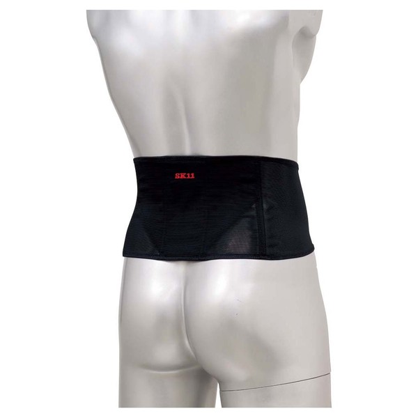 SK11 Ultra-thin & Comfortable Supporter for Lower Back, Black, black