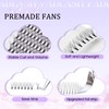 FADLASH Premade Lash Fans D Curl Premade Fans Eyelash Extensions
