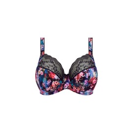 Elomi Women's Plus Size Lucie Stretch Lace Underwire Plunge Bra, Cherry Blossom, 38J