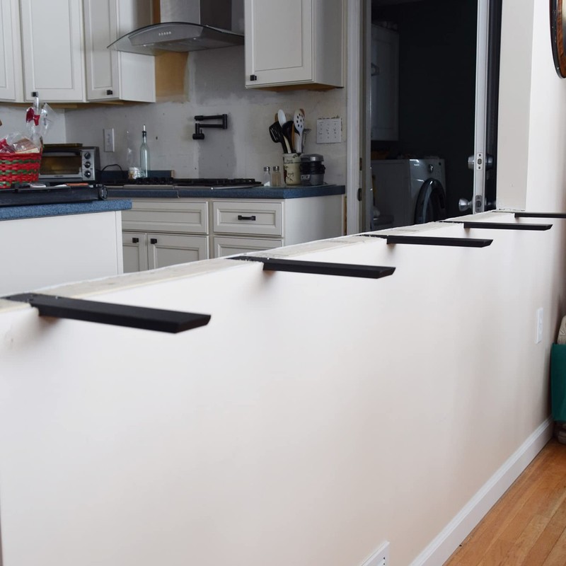 WINKER Countertop Support Bracket Heavy Duty Granite Hidden Forward L