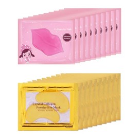 20 Pairs Lip Mask & Eye Mask, Under Eye Patches, Lip Mask Skincare, Bridesmaid Gifts, Party Supplies, Small Gifts for Women, Bulk Gifts for Women, Bulk Gifts, Bachelorette Party Favors, Cheer Gifts