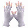 Migliore Wear 2 Pairs Cotton Fingerless Gloves, Eczema Gloves for