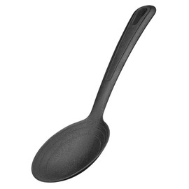 Westmark 3 salad and serving spoons, large spoon recess, internal scale: 20, 40 + 60 ml, plastic, gentle, black, 286422E3