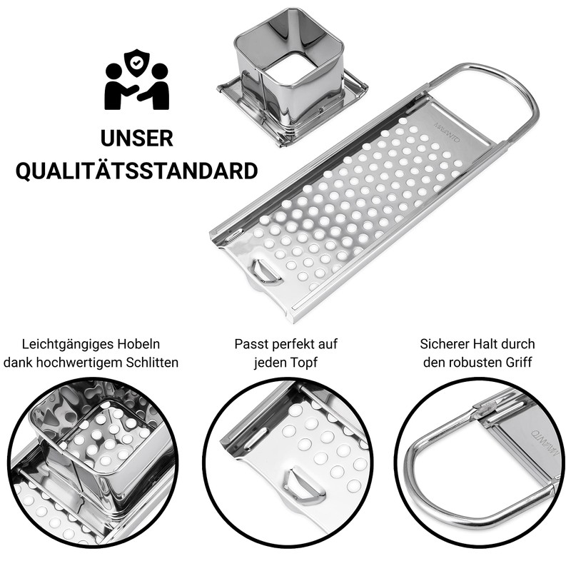 MAVANTO Spätzle Slicer Stainless Steel for Homemade Spätzle & Knöpfle
