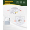 ZYC Gimbal LED Recessed Lighting - 6 Inch 5CCT 12W