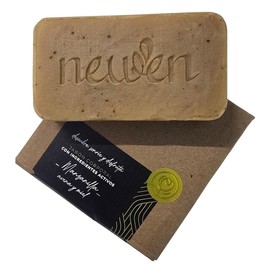 Newen Jabón corporal Natural - Kit spa 4 Barras con ingredientes activos, Sábila, Carbón, Lavanda y Avena, Manzanilla, Miel. (Manzanilla, Avena y Miel)