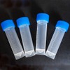 25 Pcs 5ml Plastic Test Tubes Small Graduated Vial Container