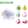 KALUROIL 50 Pieces Pin Board Needles Beautiful Flamingo Decorative Push