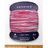 DARUMA 01-2400 Sashiko Yarn, Fine, 3-Color Kasuri, Card Spool, Approx.