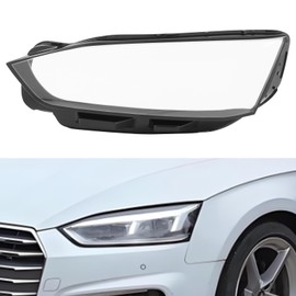 RocoReny Headlight Lens Cover for 2017 2018 2019 2020Audi A5 S5 RS5 Headlight Models Only, Left Driver Side Headlamp Lens Cover Replacement, Housing Clear Lens (Left Driver Side)