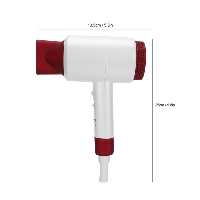 Hair Dryer 3 Gears Wind Adjustment Professional Fast Drying Home