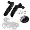 ANONEMOTO Black Saddlebag Latches Kit, Saddlebag Lifters Compatible for Harley
