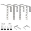 6-25 cm Set of 4 Adjustable Solar Panel Brackets with