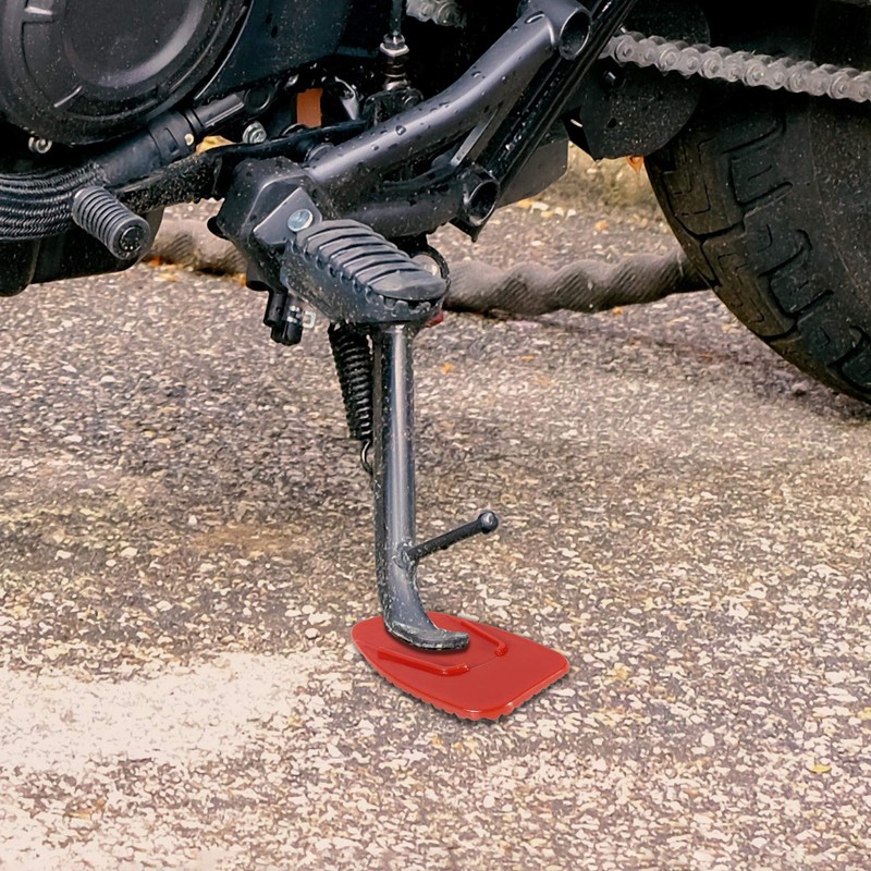 F FIERCE CYCLE Motorcycle Kickstand Pad Support Plate Parking Stand