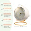 Tetino Tetino Analog Alarm Clocks,Retro Backlight Cute Simple Design Small