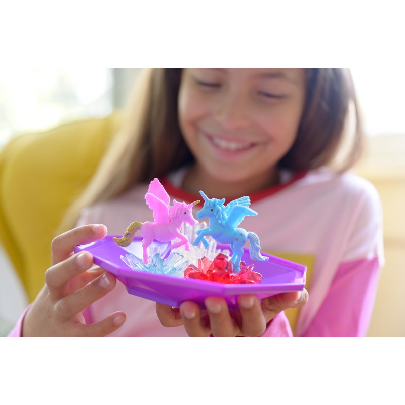 4M 403928 Crystal Growing Unicorn Land Terrarium, Mixed Colours