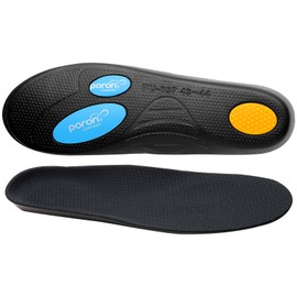 Roypad Insole, Anti-fatigue, Shock Absorption, Deodorizing, Footbed, Memory Foam Cushion, For Men, Women, Standing, Work, Sports, Arch Support, Comfortable, Adjustable Size (Black, 10.2 - 10.4 inches