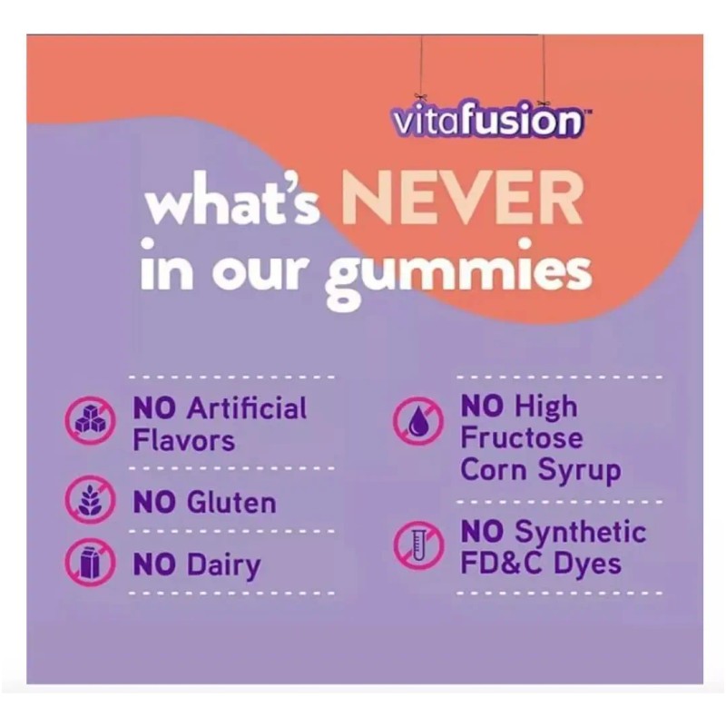 Vitafusion Multivitamínico Para Mujeres Con 220 Gomitas Frutos Rojos
