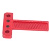 Woodworking Scriber T Square Ruler 100mm Aluminum Alloy Hole Positioning