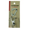 Captain Stag UM-1882 Clip Carabiner, Aluminum Accessory, Silver