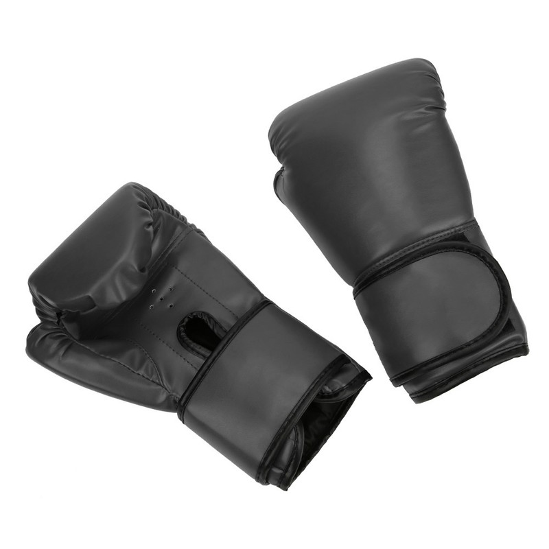 Professional PU Leather Boxing Gloves Breathable Sanda Sparring Sandbag Mitts