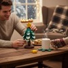 CHAQI Christmas Tree Shaped Coasters and Trivet Set, 3-Piece Folding