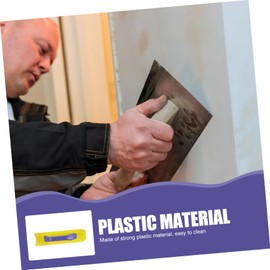 Operitacx Messkelle Verputzen Randkelle Mauerwerk Gipskelle Maurerkelle Spachtel Zementkelle Schaber Kellen Konkrete Werkzeuge Wand Betonschwimmer Stuck Konstruktion Putzkelle Plastik