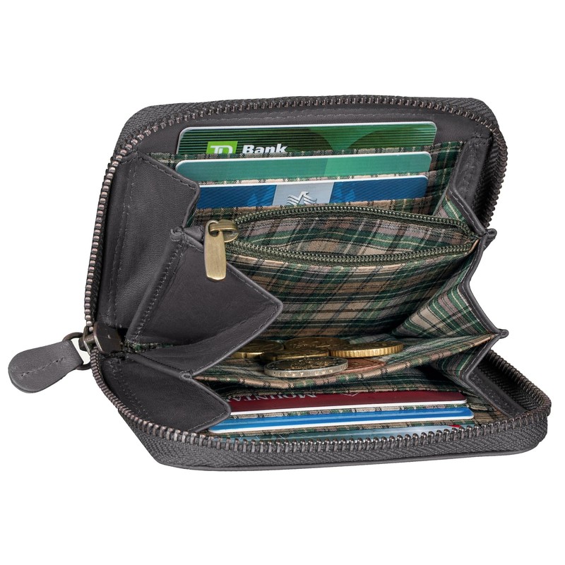 Benthill Small Leather Wallet | Mini Purse Women's with RFID