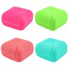 AUEAR, 4 Pack Candy Color Portable Soap Box Holder Plastic