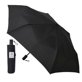 Moonbat Urawaza Automatic Open and Close Folding Umbrella, Plain, 21.7 inches (55 cm), Umbrella Folds in 3 Seconds, Black