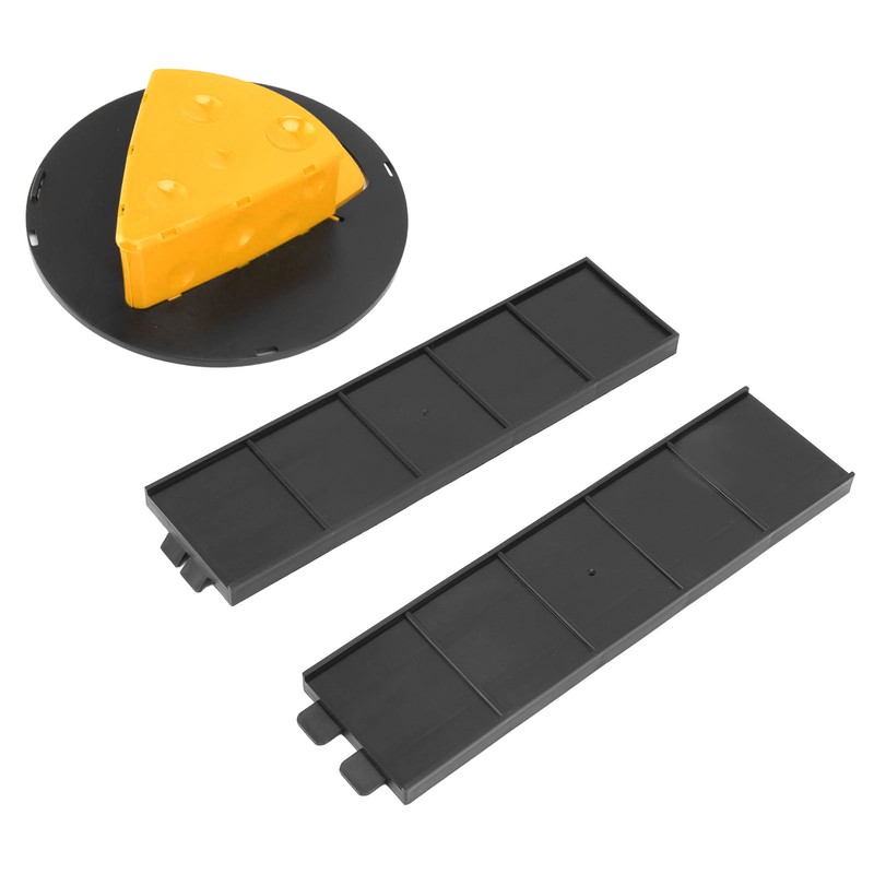Slip Lid Mouse Trap Automatic Reset Reusable Cheese Shape Detachable